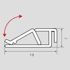 Сечение профиля CLICKER.