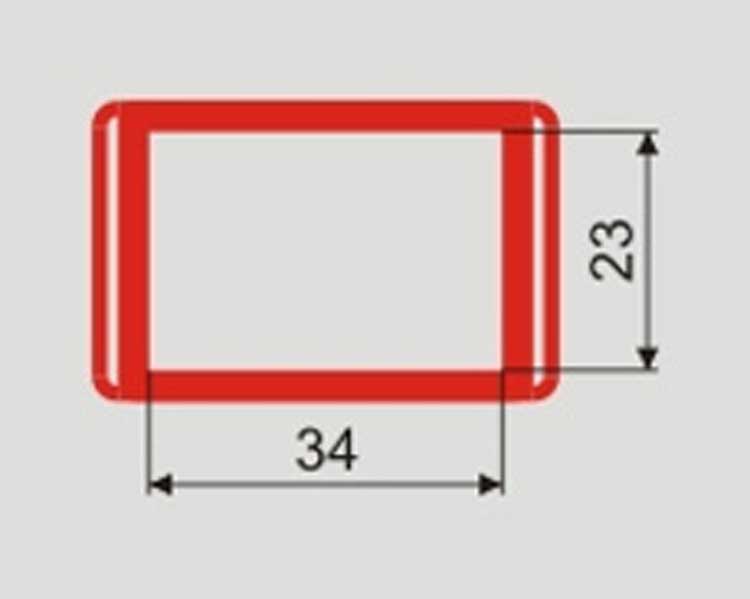 Курсоры для календарей. Курсор № 3 - 23 x 34 мм.
