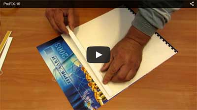 Подвешивание календарей (плакатов) с помощью профиля № 15, видео